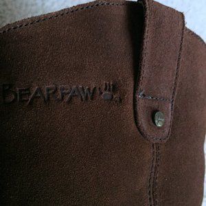 Bearpaw Sherpa Lined Knee-High Suede Boots, Women's Size 8